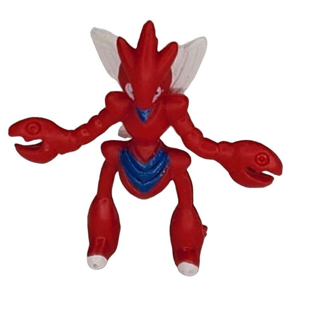 Pokemon 2007 Mini Vinyl R/L W Gumball Miniature Size Scizor Action Figure
